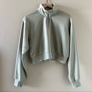 Tna AIRY FLEECE PERFECT 1/4 ZIP SWEATSHIRT